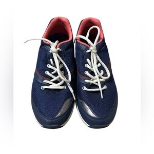 Vionic Kona Navy Blue Coral Mesh Fitness Running Sneaker  Size 8.5 pretty new!